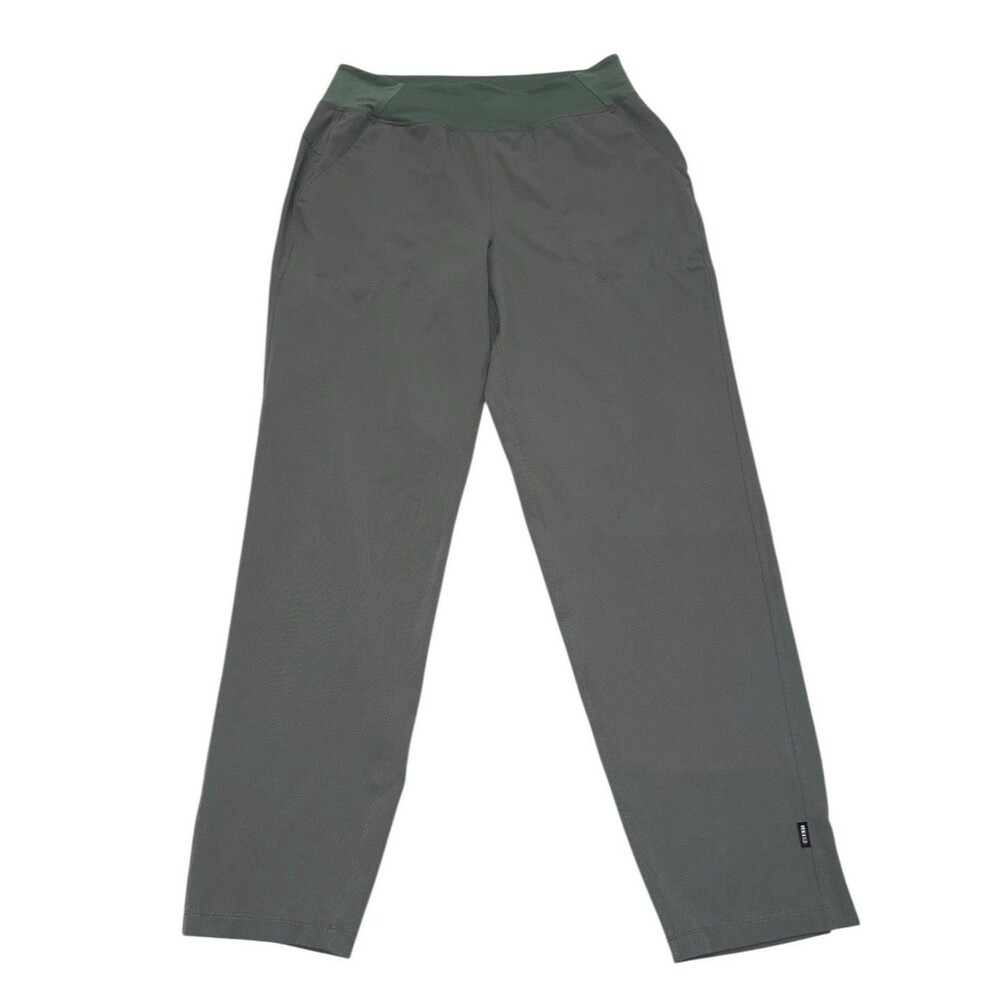REI Beyonder Pants 203175 Women's Medium Pull On Pockets Stretch Green 30x28